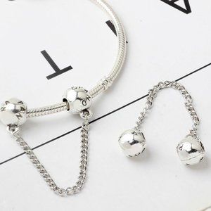 Safety Chain Charm Fit For Pandora